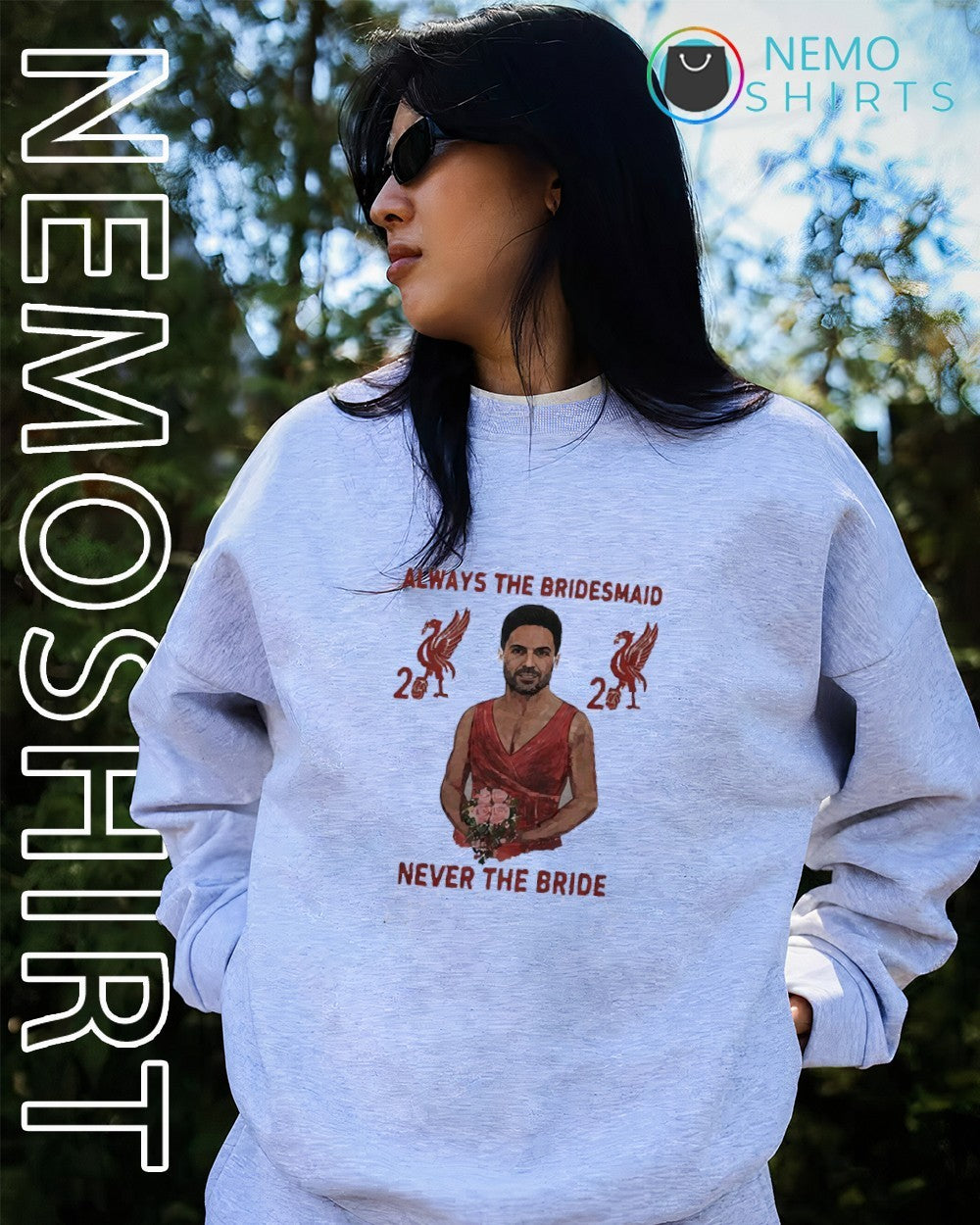 Always the bridesmaid never the bride Arsenal Mikel Arteta shirt