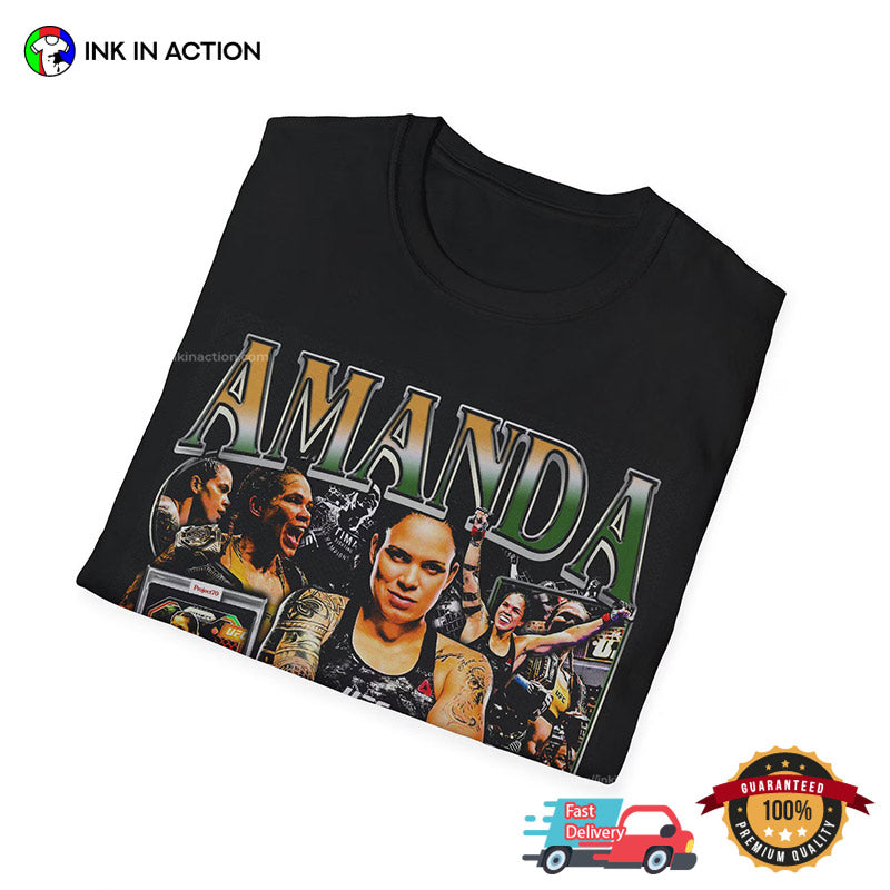 Amanda Nunes UFC Vintage 90s Style T-shirt