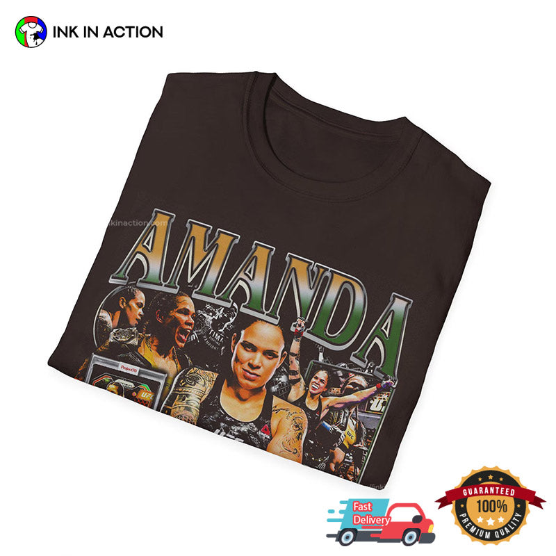 Amanda Nunes UFC Vintage 90s Style T-shirt