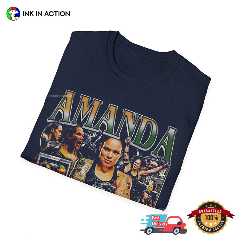 Amanda Nunes UFC Vintage 90s Style T-shirt