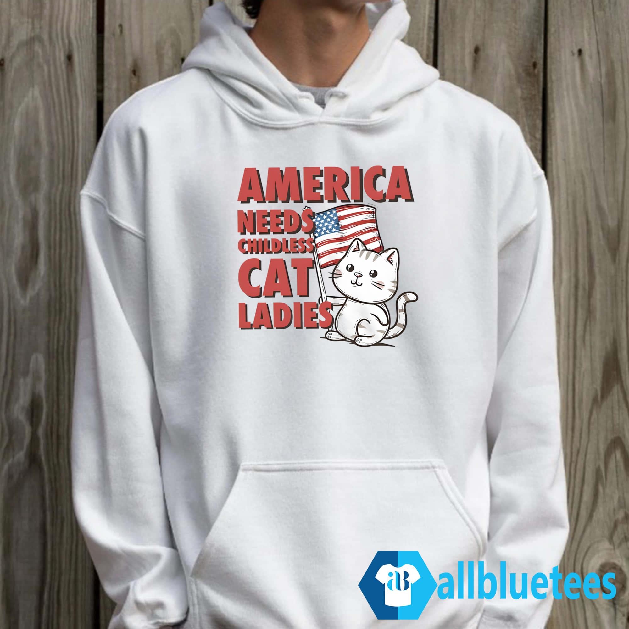America Needs Childless Cat Ladies Harris Shirt