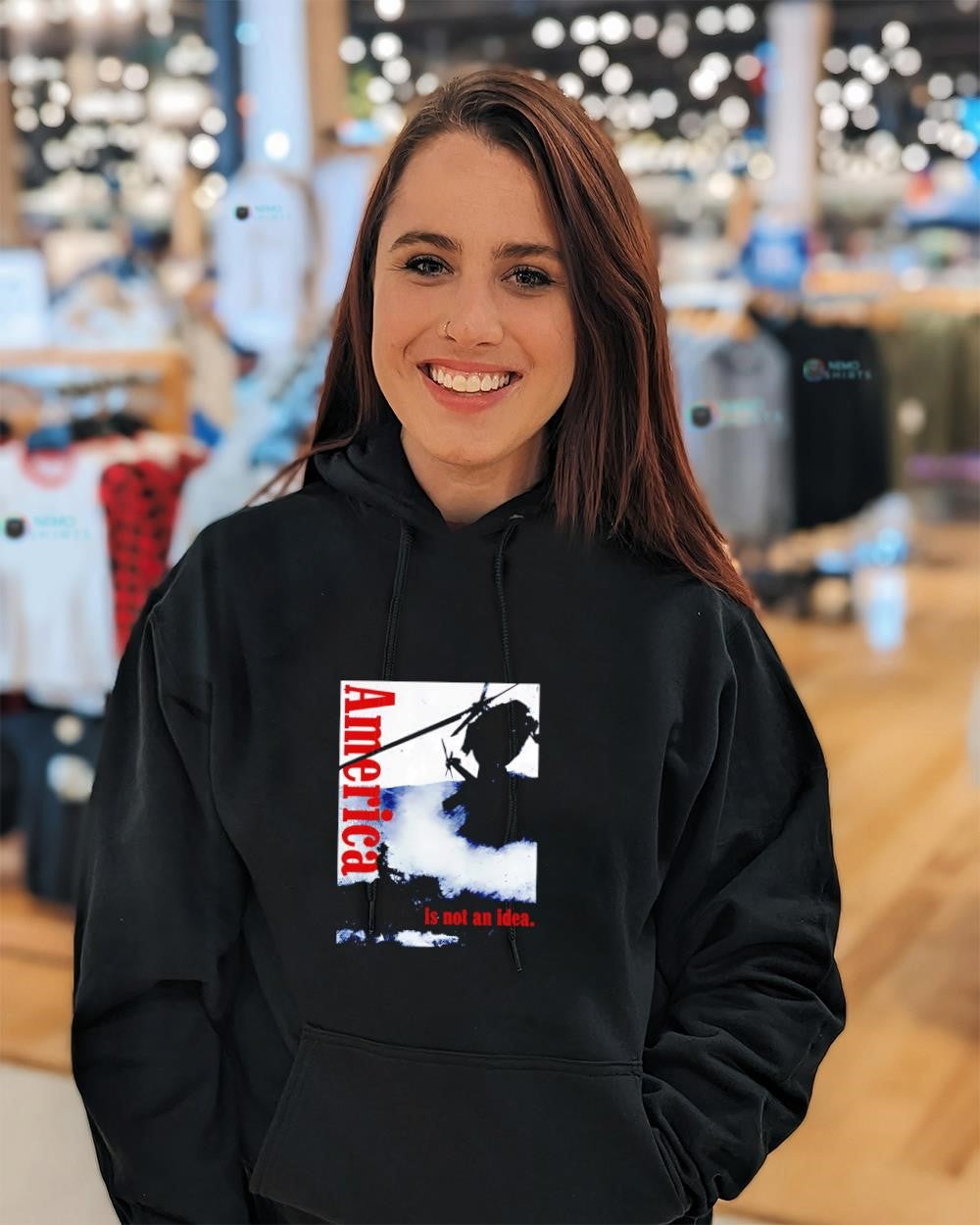 America is not an idea graphic shirt