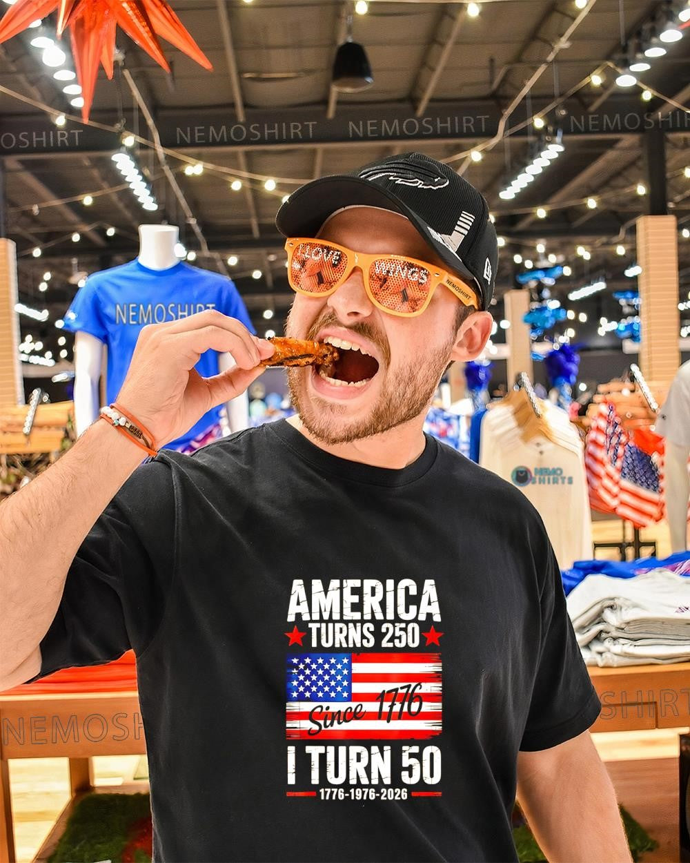 America turns 250 since 1776 I turn 50 1776-1976-2026 shirt