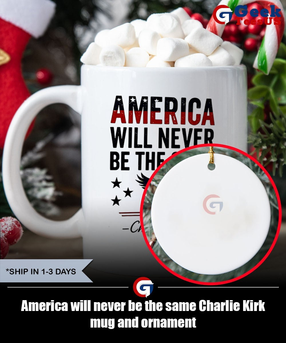 America will never be the same Charlie Kirk shirt