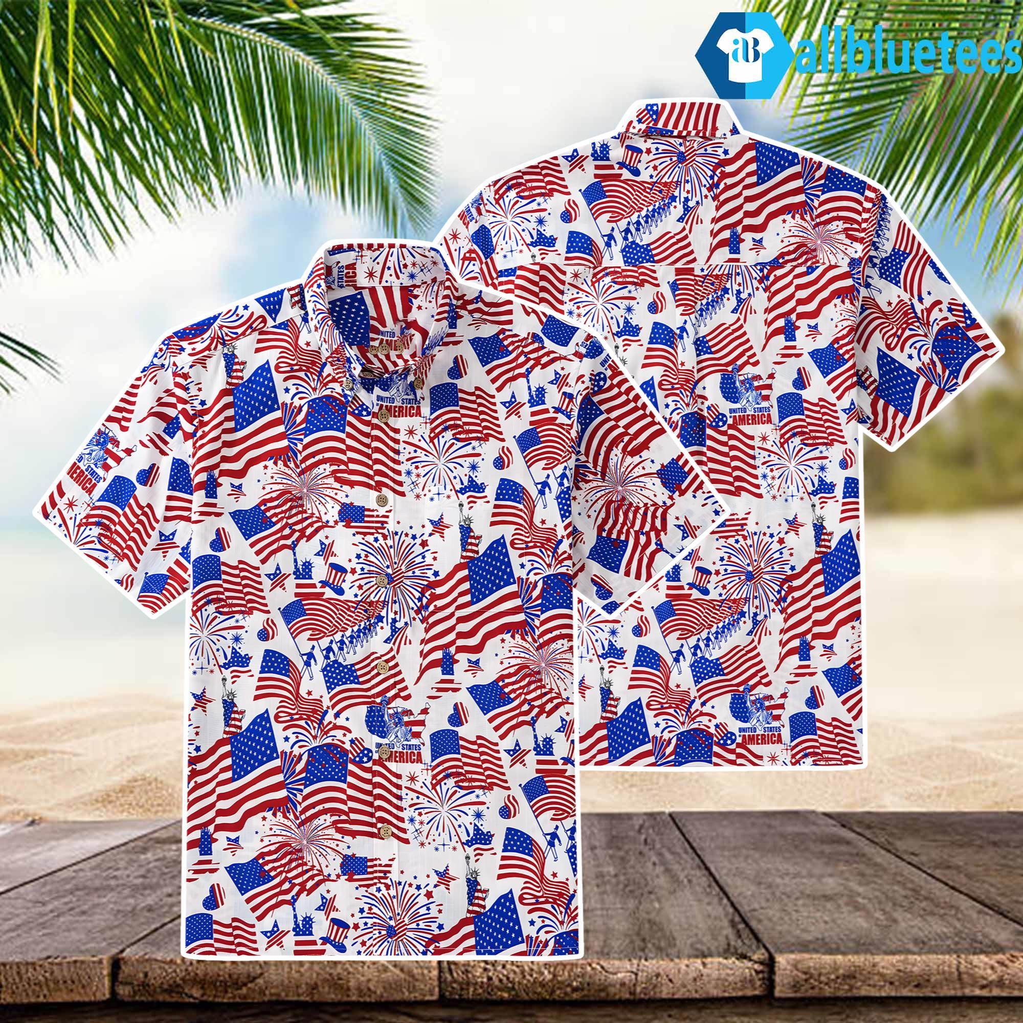 American Celebration Hawaiian Shirt