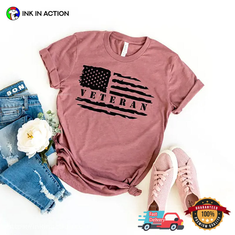 American Flag Teterans Shirt