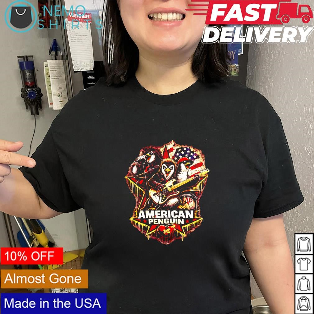 American Penguin chaotic pop punk music shirt
