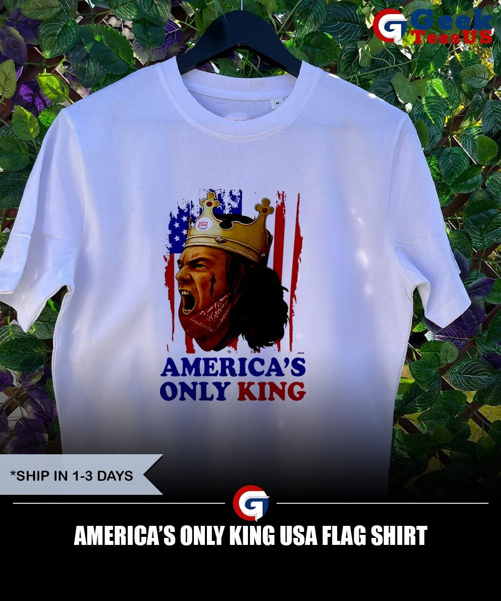 America’s Only King USA flag shirt
