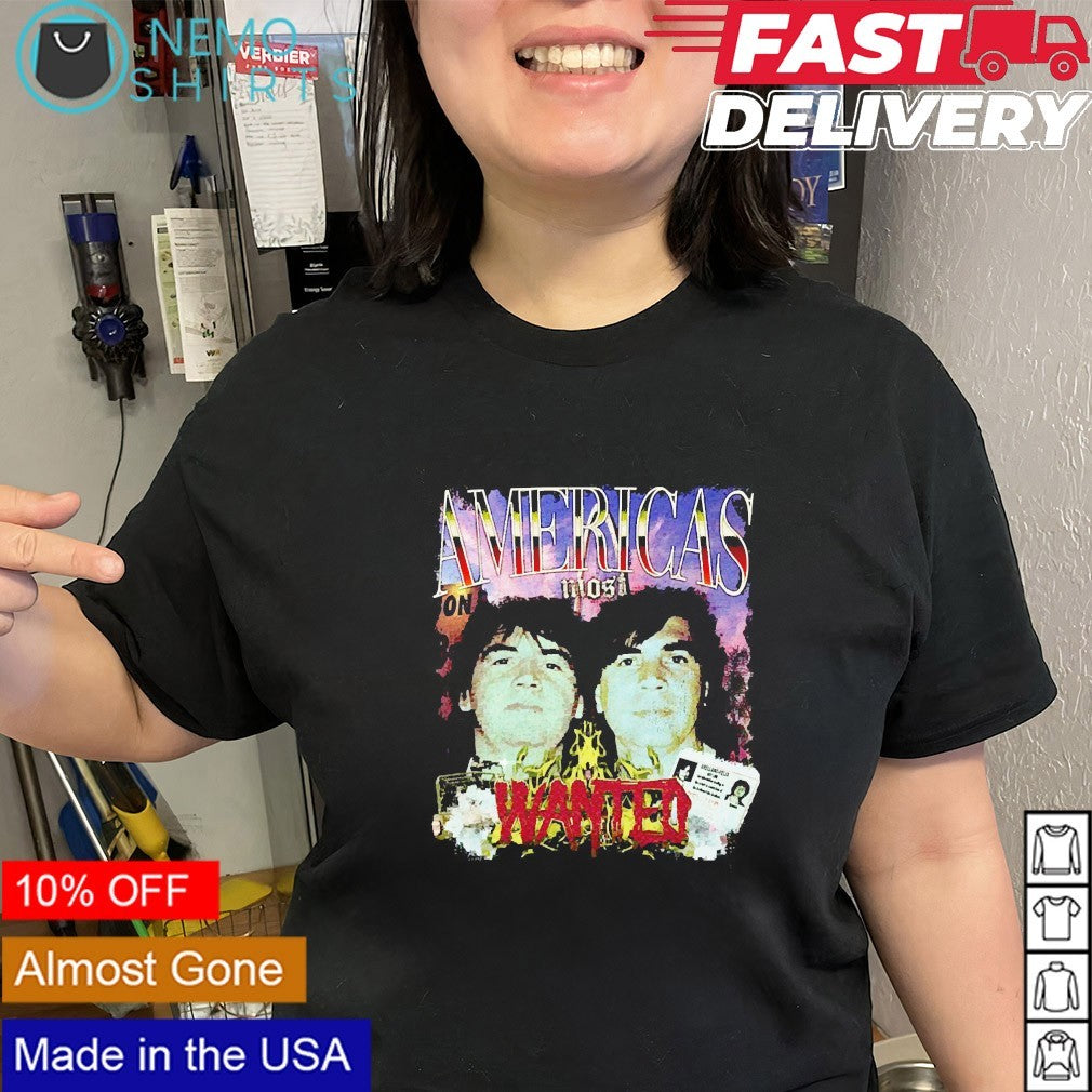 Americas wanted Benjamin and Ramon Arellano Felix vintage graphic shirt
