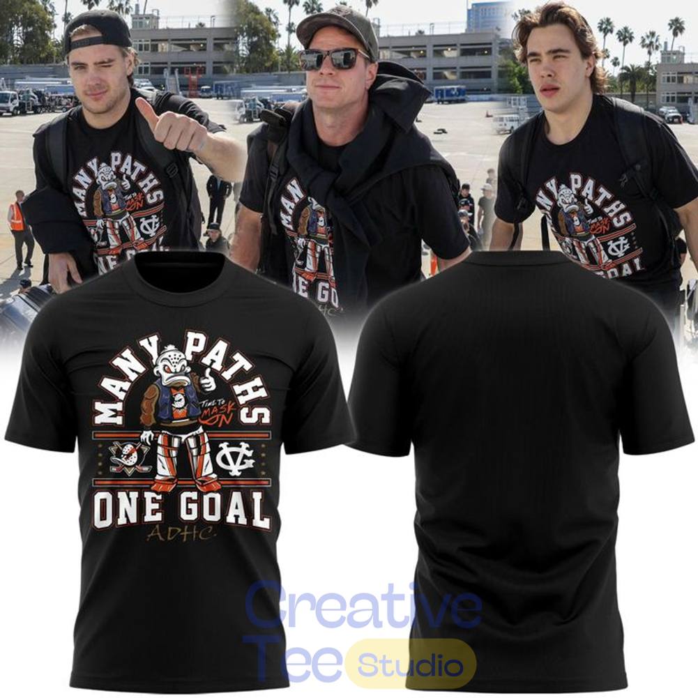 Anaheim Ducks Many Paths One Goal ADHC Tee