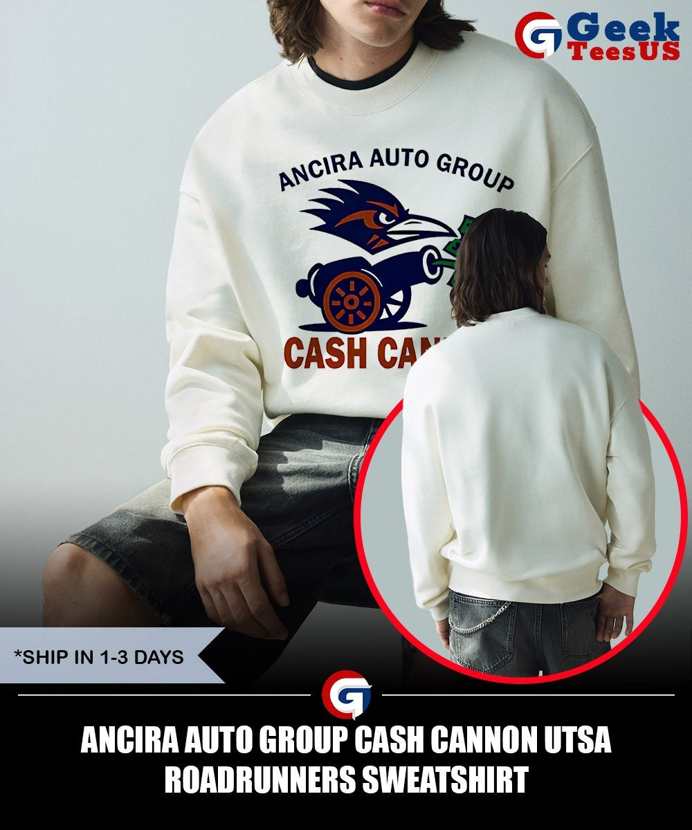 Ancira Auto Group Cash Cannon UTSA Roadrunners shirt