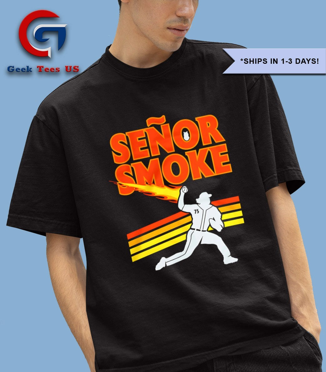 Andres Munoz Senor Smoke Seattle Mariners baseball fire shirt
