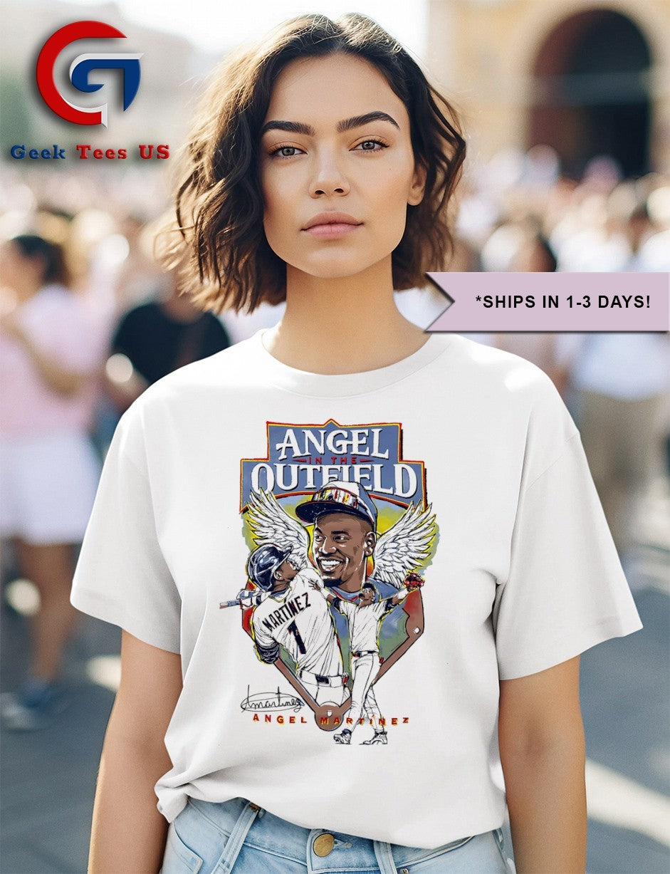 Angel Martinez Angel in the Outfield Cleveland Guardians shirt