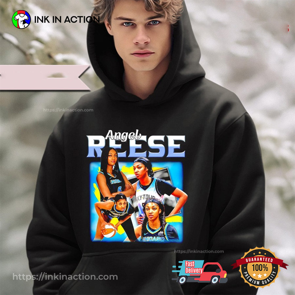 Angel Reese Chicago Sky Basketball Graphic T-shirt
