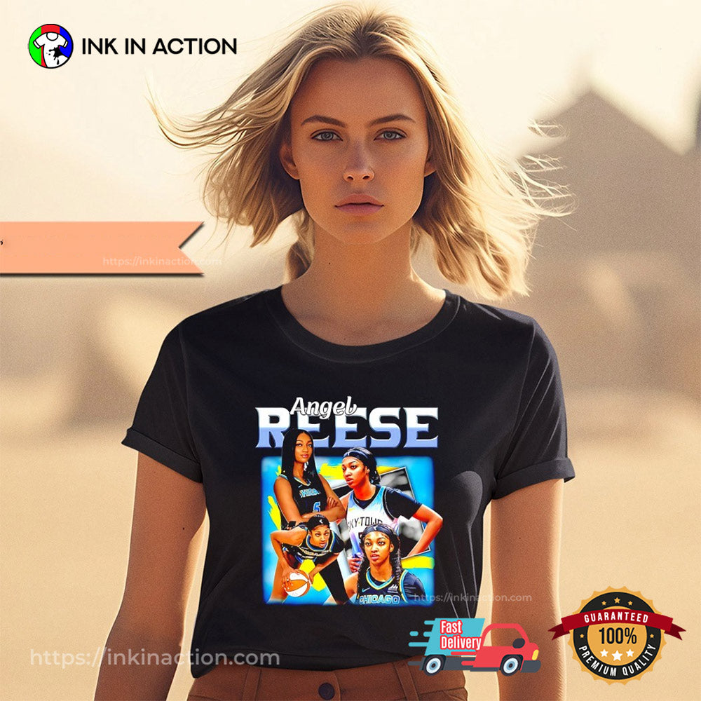 Angel Reese Chicago Sky Basketball Graphic T-shirt