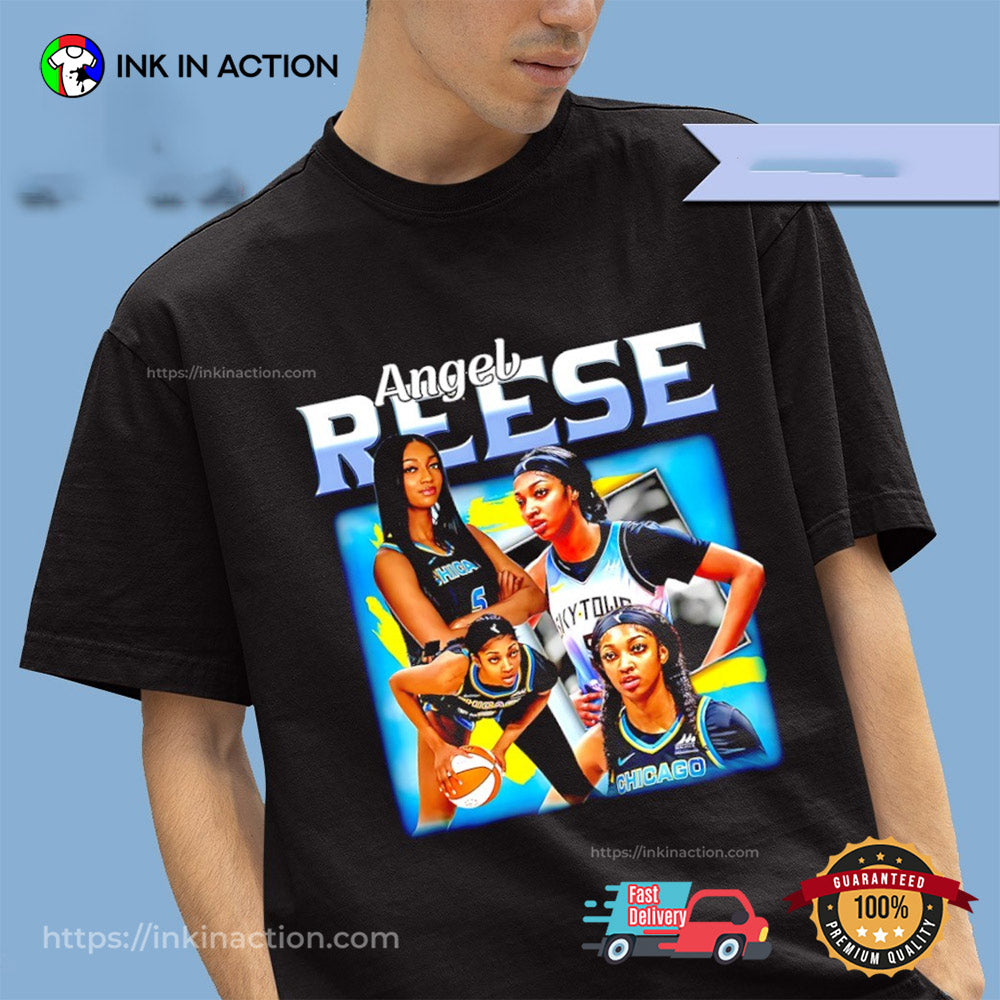 Angel Reese Chicago Sky Basketball Graphic T-shirt