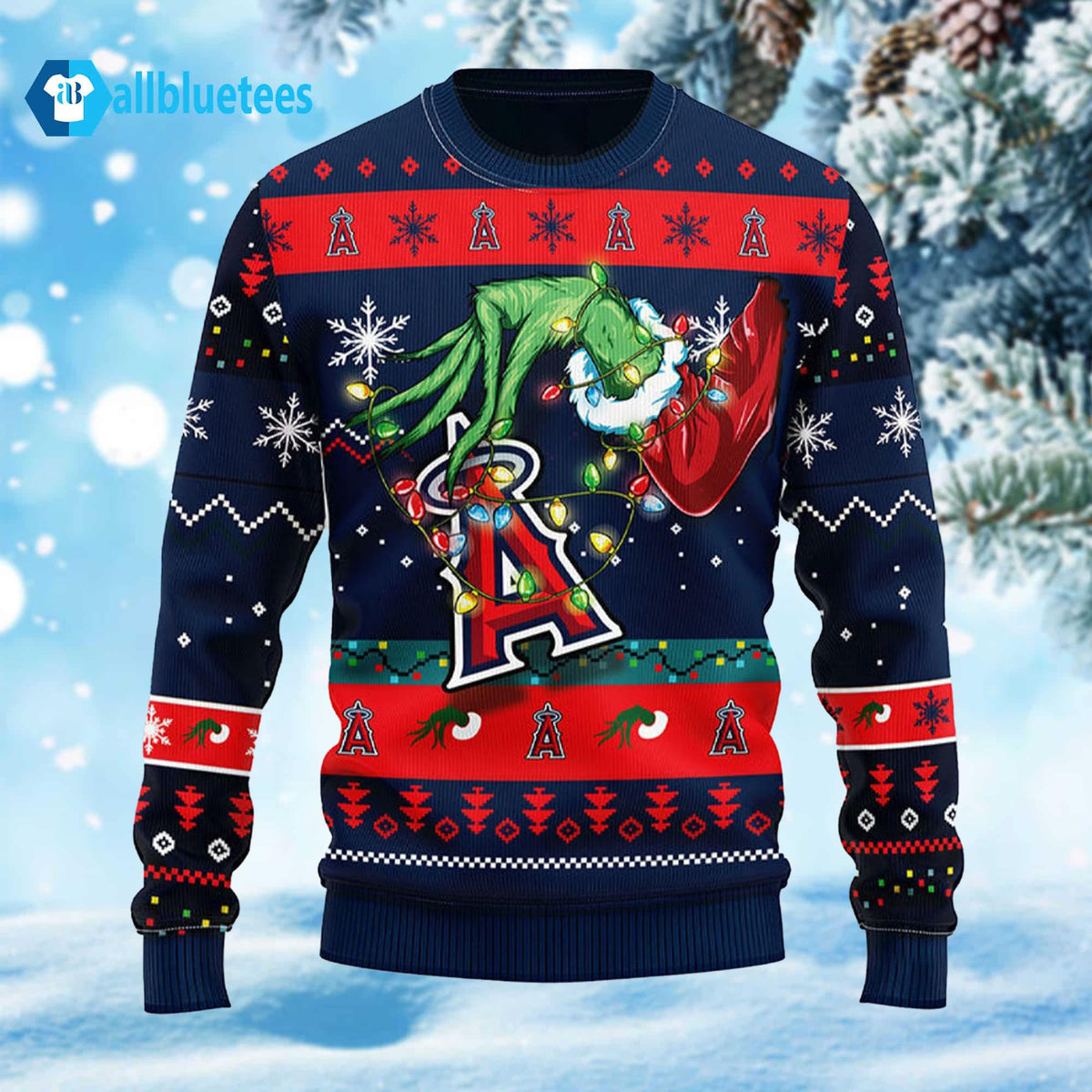 Angels Grnch Christmas Ugly Sweater