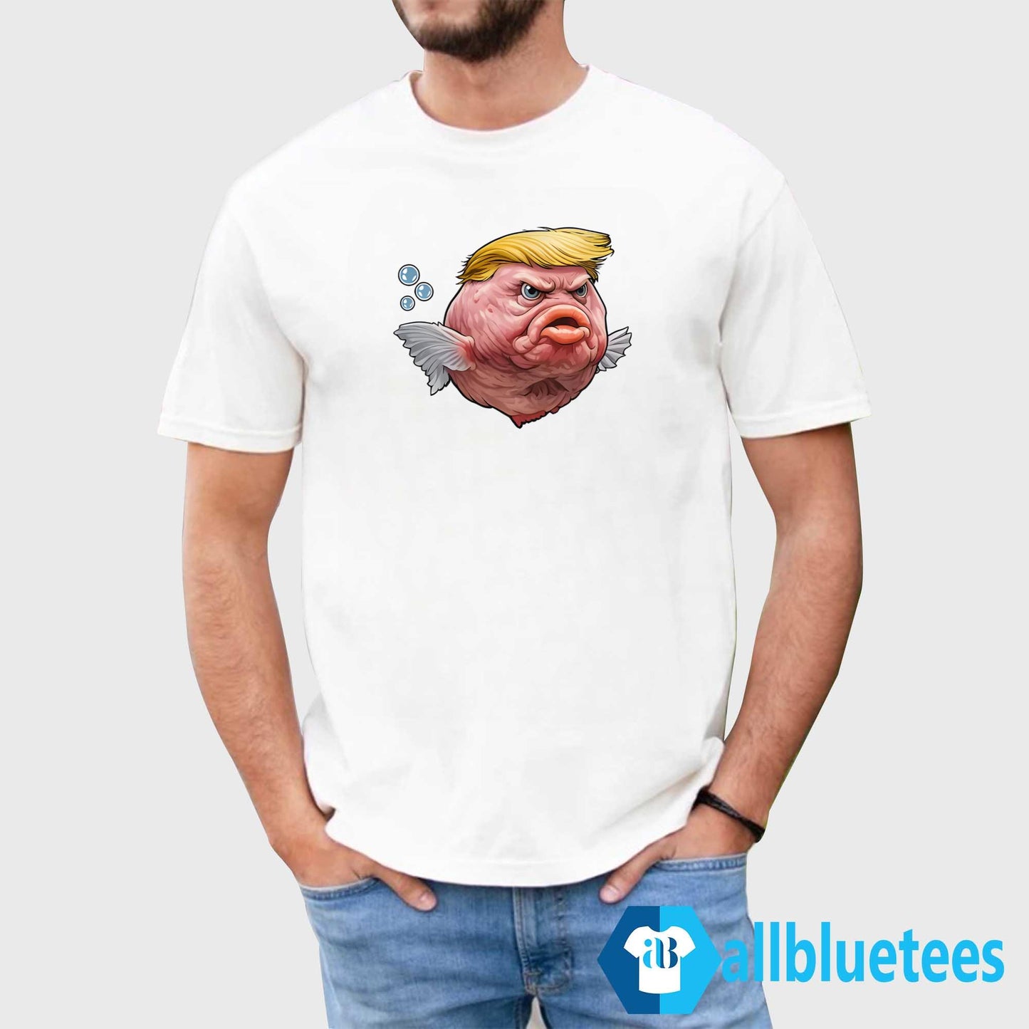 Angry Fish Political Satire Trump Shirt