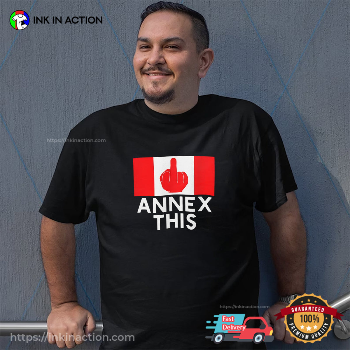 Annex This Funny Fuck Trump Flag T-shirt