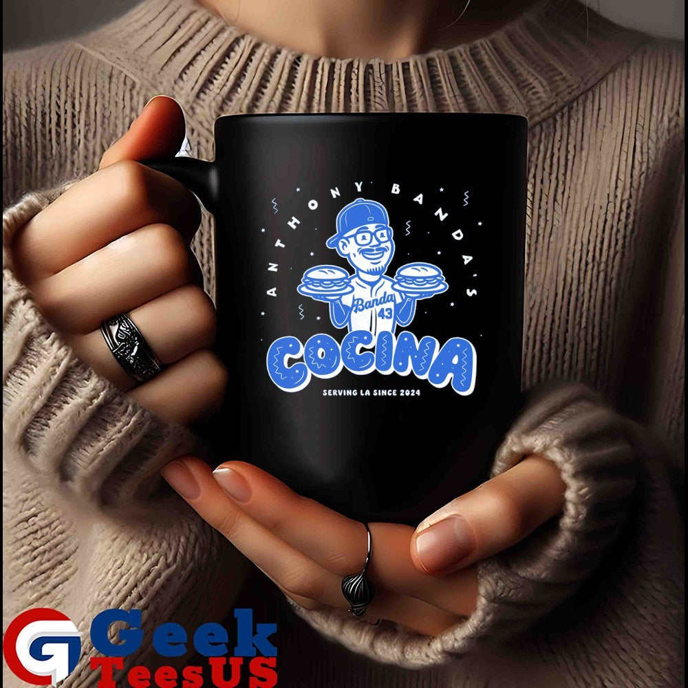 Anthony Banda’s Cocina Los Angeles Dodgers serving since 2024 shirt