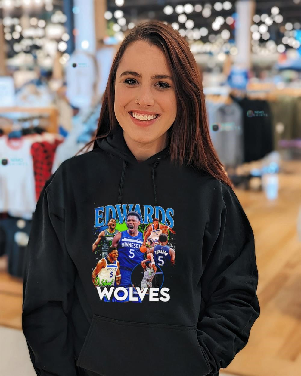 Anthony Edwards Minnesota Timberwolves player crossroads signature shirt