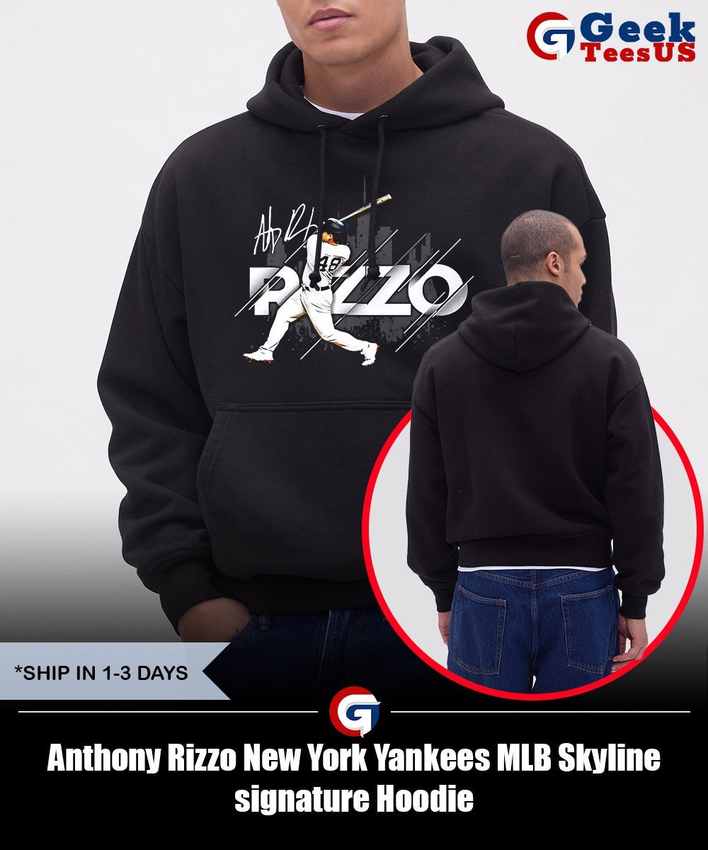 Anthony Rizzo New York Yankees MLB Skyline signature shirt