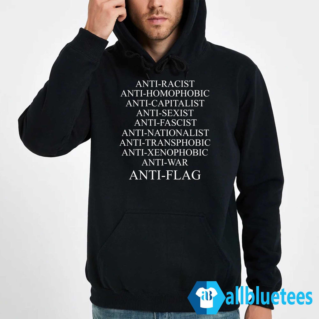 Anti Racist Anti Homophobic Anti Flag Shirt