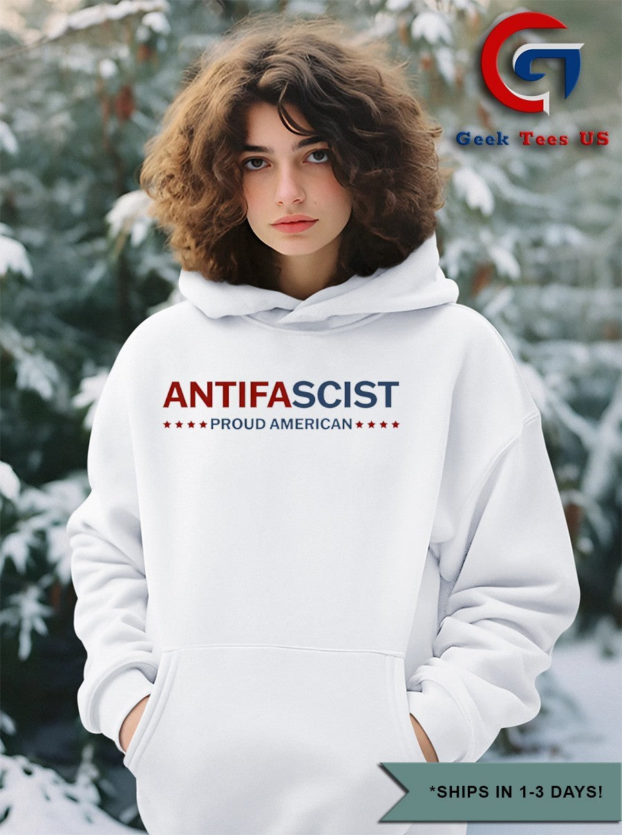 Antifa Antifascist Proud American shirt