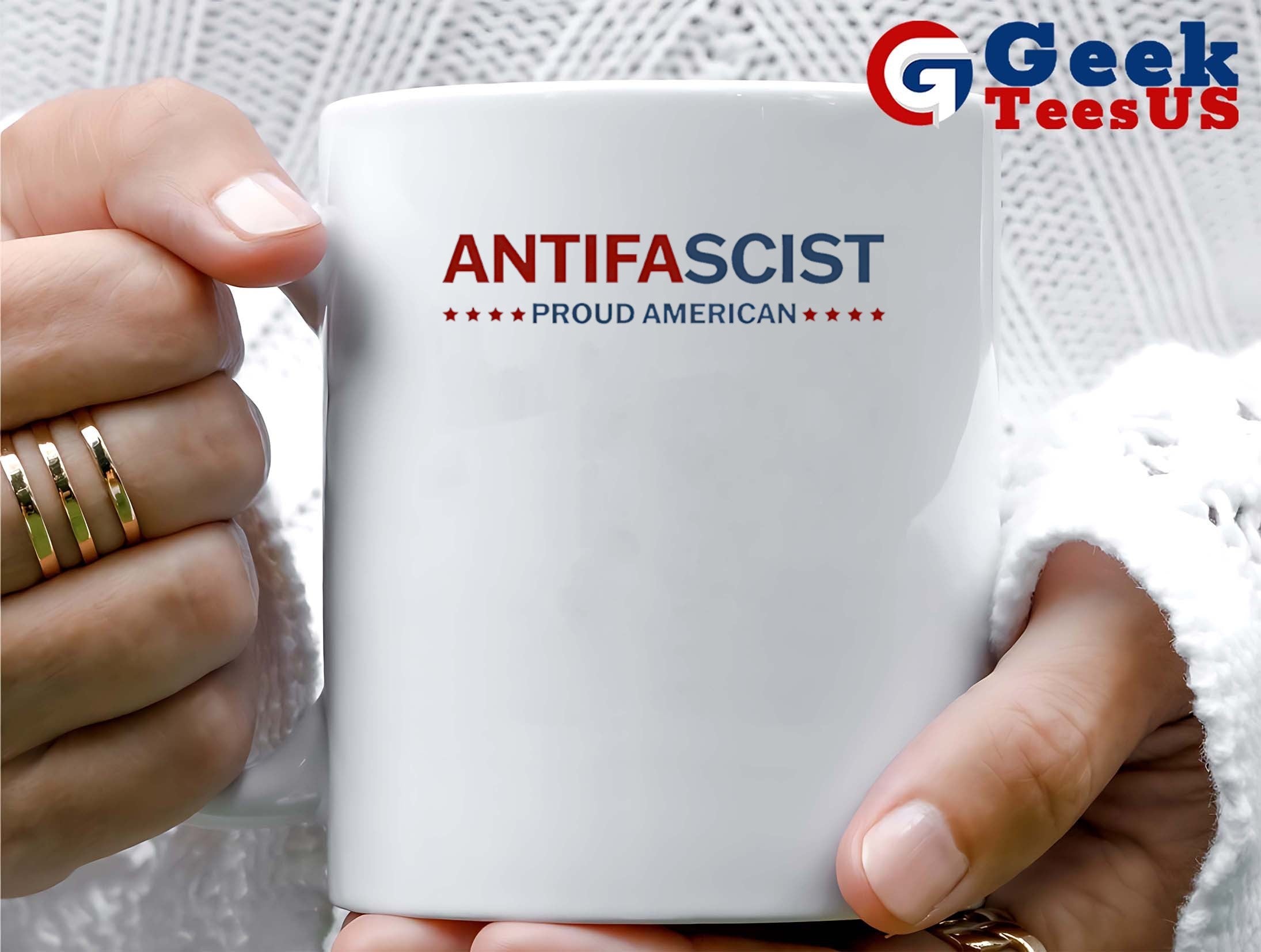 Antifa Antifascist Proud American shirt