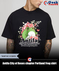 Antifa City of Roses chapter Portland Frog shirt