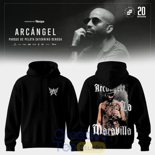 Arcángel La 8va Maravilla World Tour 20 Aniversario Special Tee Hoodie