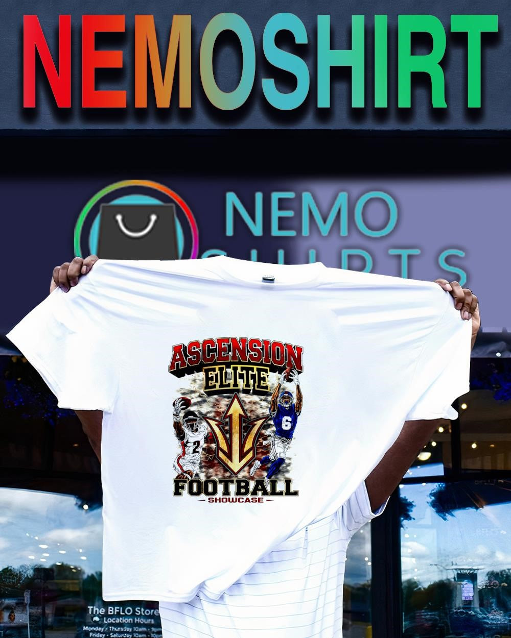 Arizona State Sun Devils Ascension Elite Football Showcase trident logo shirt