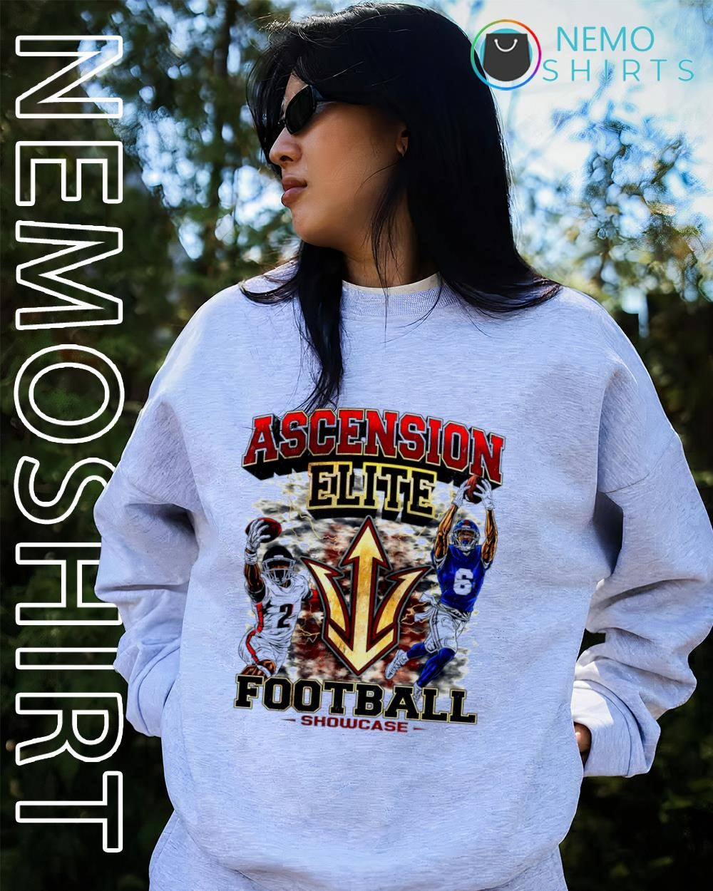 Arizona State Sun Devils Ascension Elite Football Showcase trident logo shirt