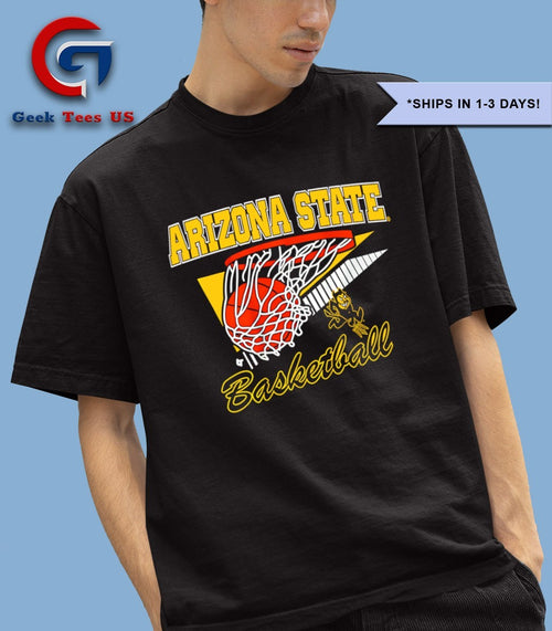 Arizona State Sun Devils Basketball Net swish shirt