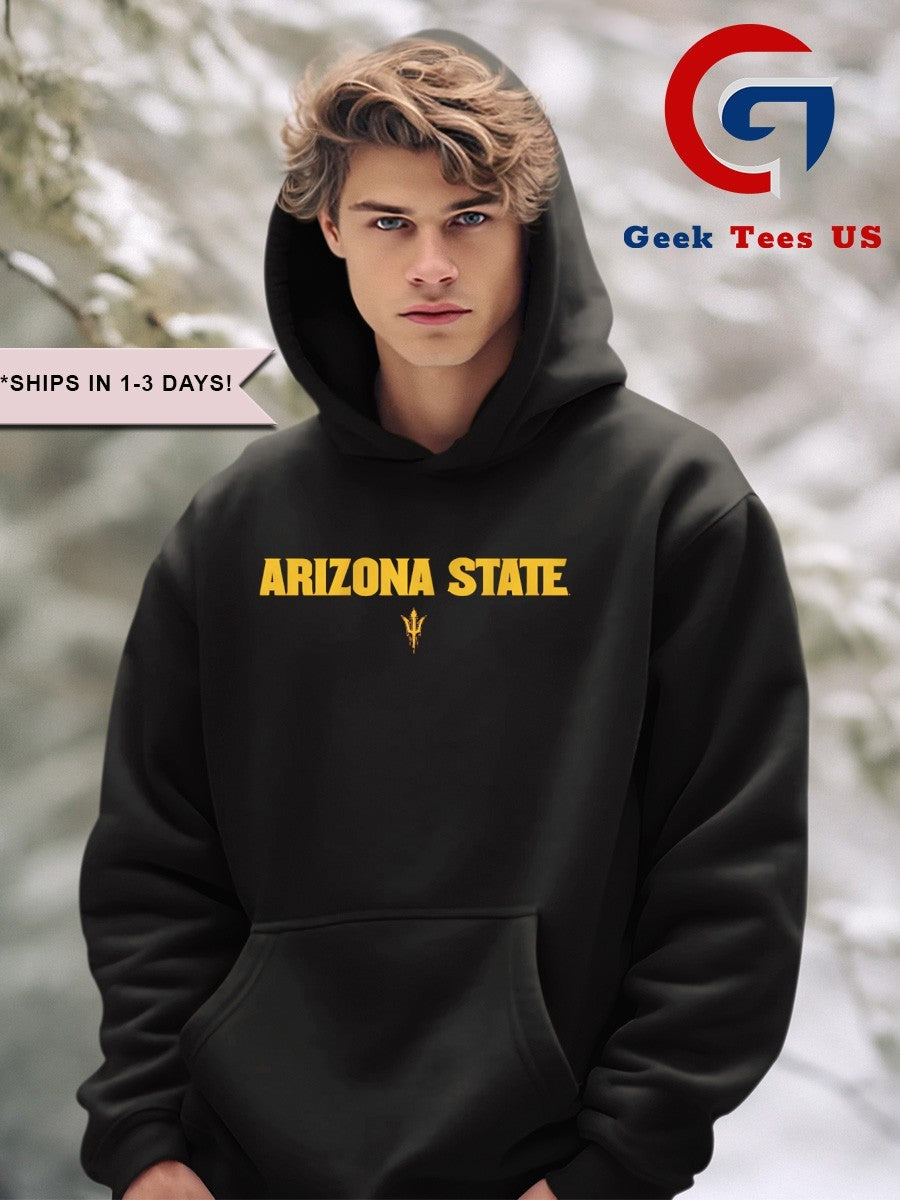 Arizona State Sun Devils wordmark logo shirt