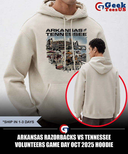 Arkansas Razorbacks vs Tennessee Volunteers Game Day OCT 2025 shirt