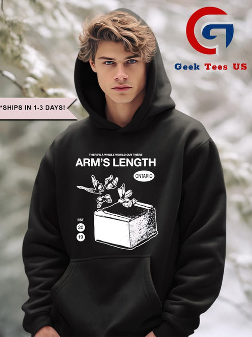 Arm’s Length there’s a whole world out there shirt