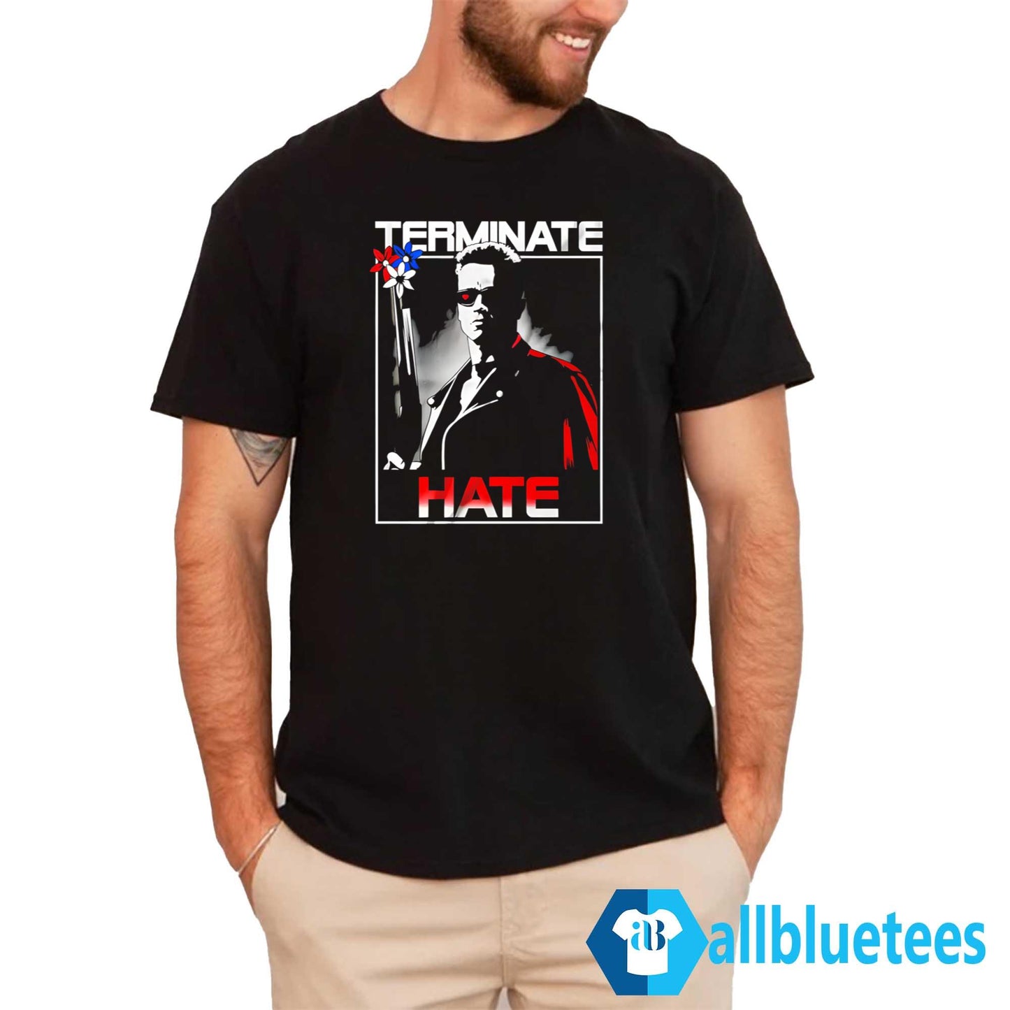 Arnold Schwarzenegger Terminate Hate Shirt