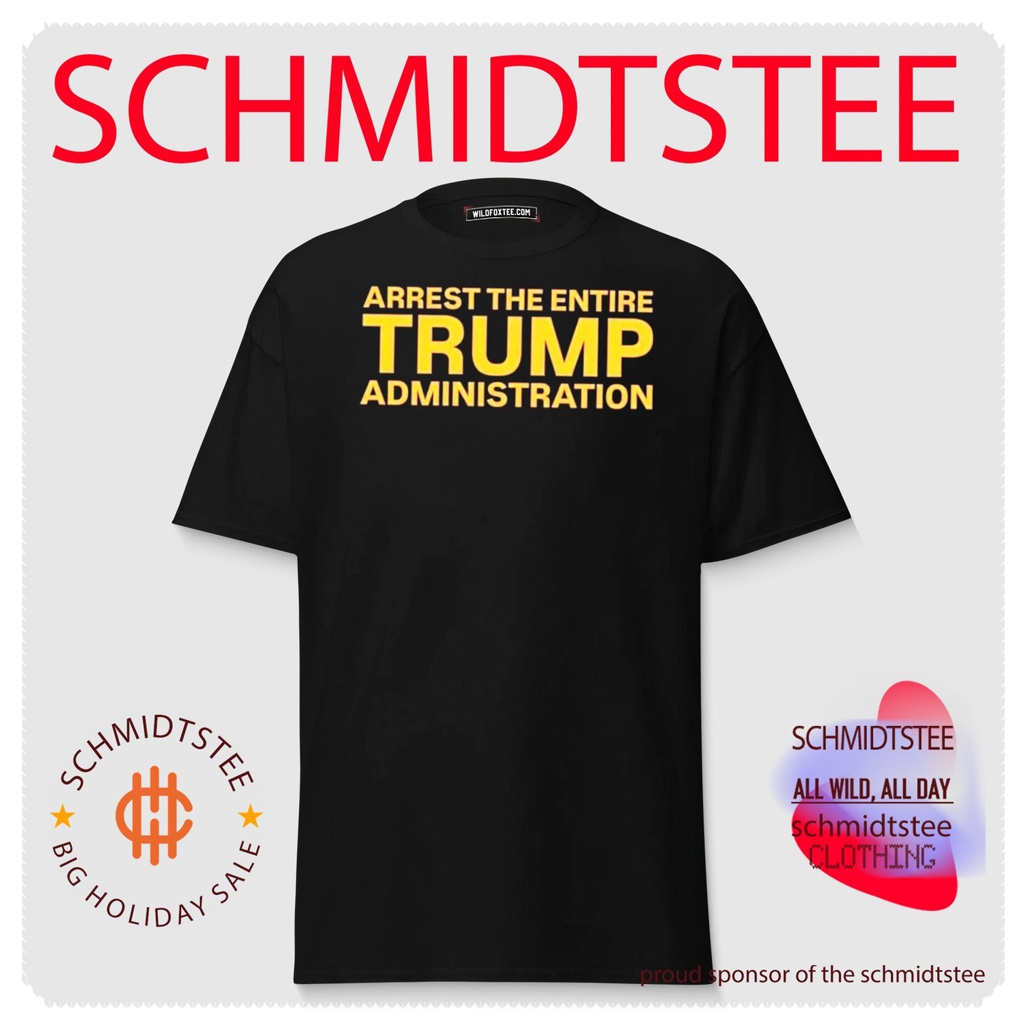 Arrest the entire Trump administration shirt