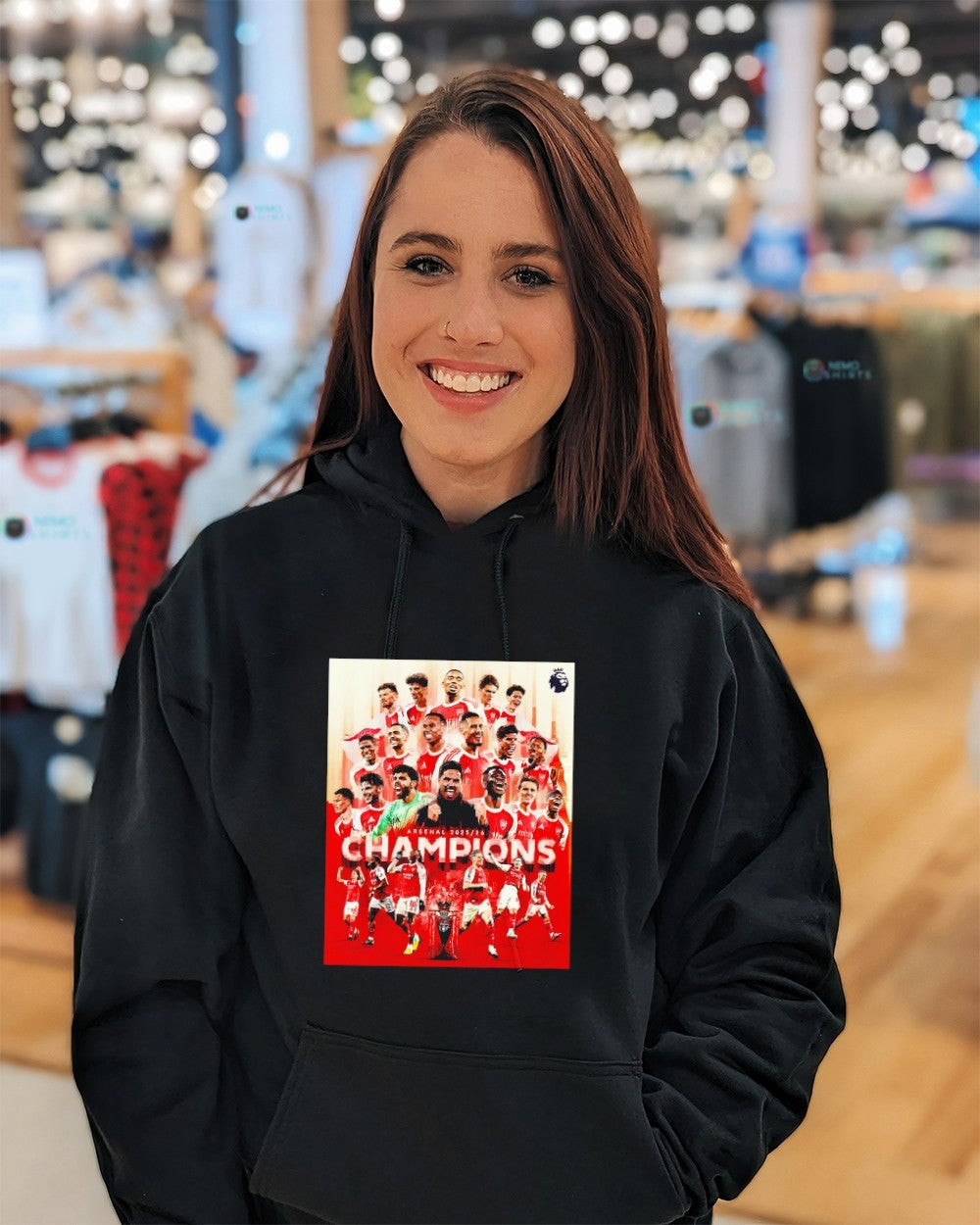 Arsenal FC 2025-26 are Champions victory shirt