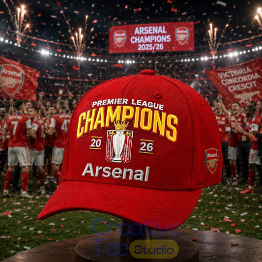 Arsenal Premier League Champions 25/26 Hat