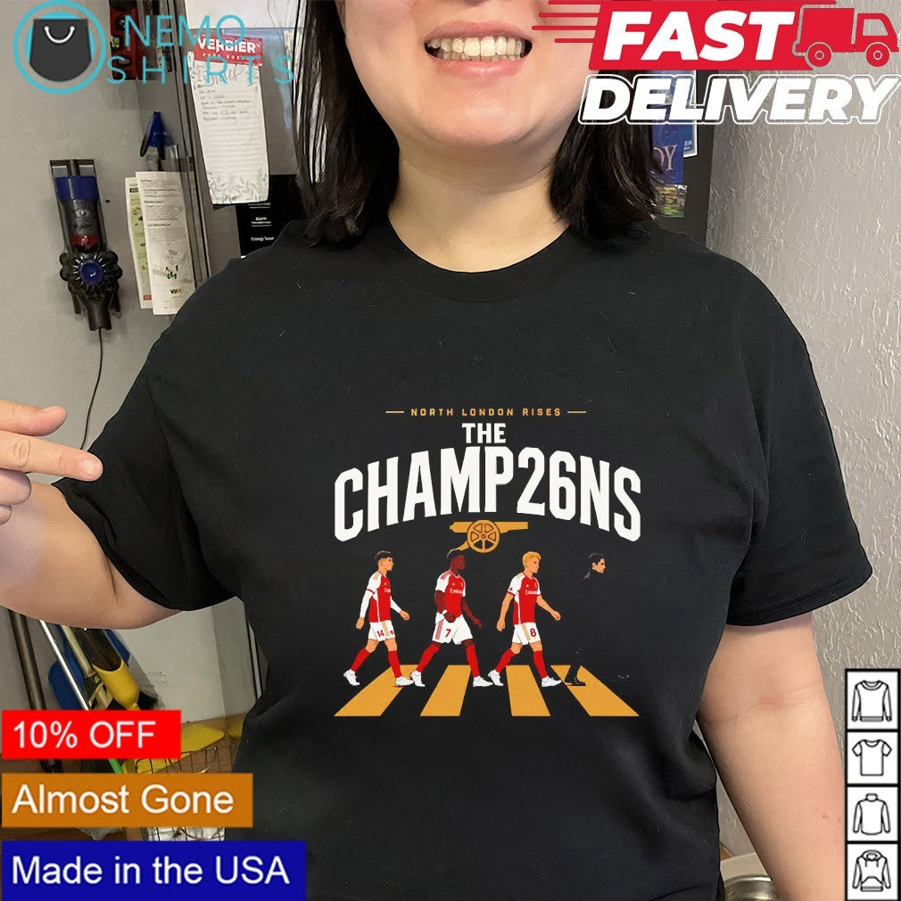 Arsenal the champions 2026 North London rises shirt