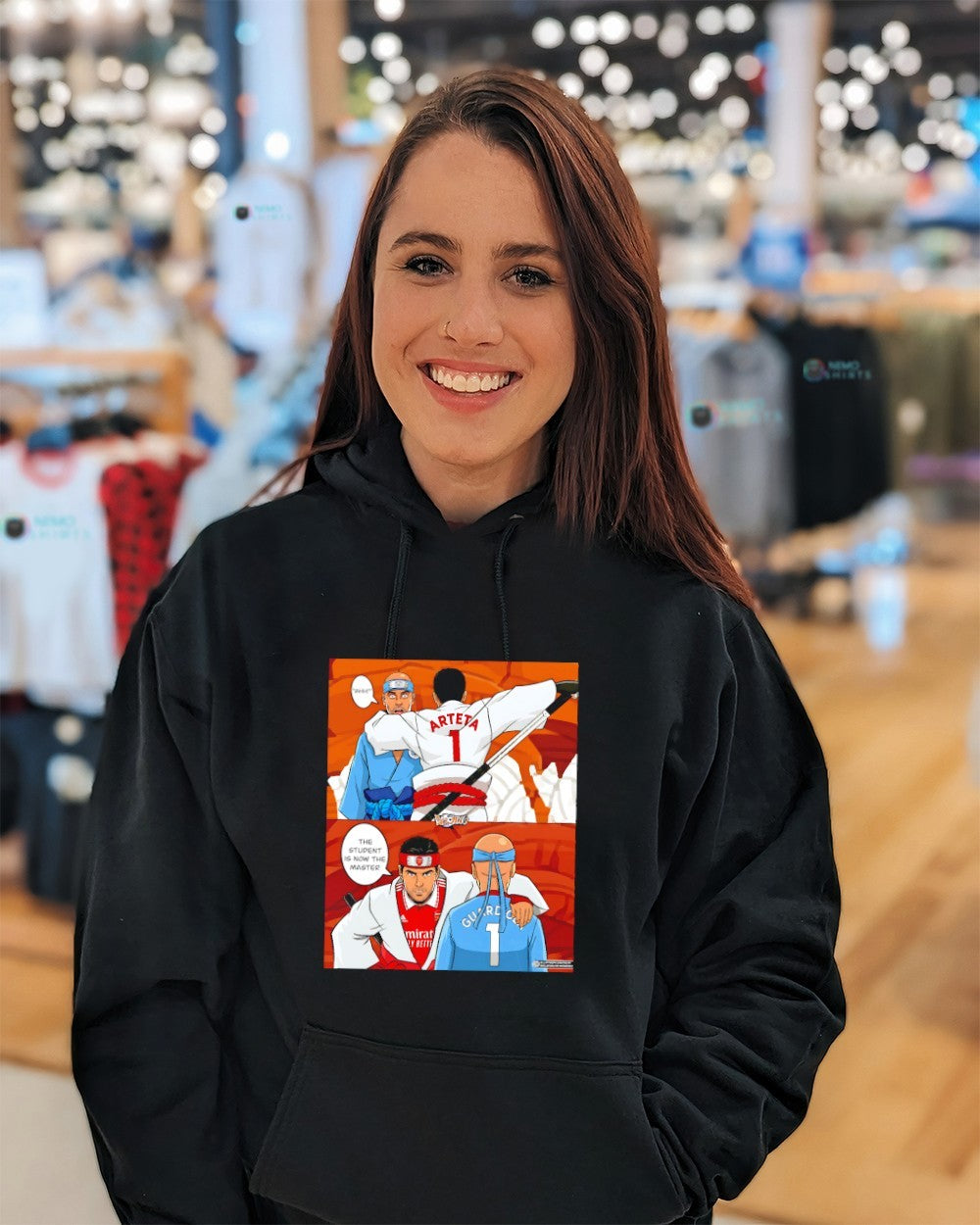 Arteta Arsenal FC vs Guardiola Manchester City student is now the master shirt