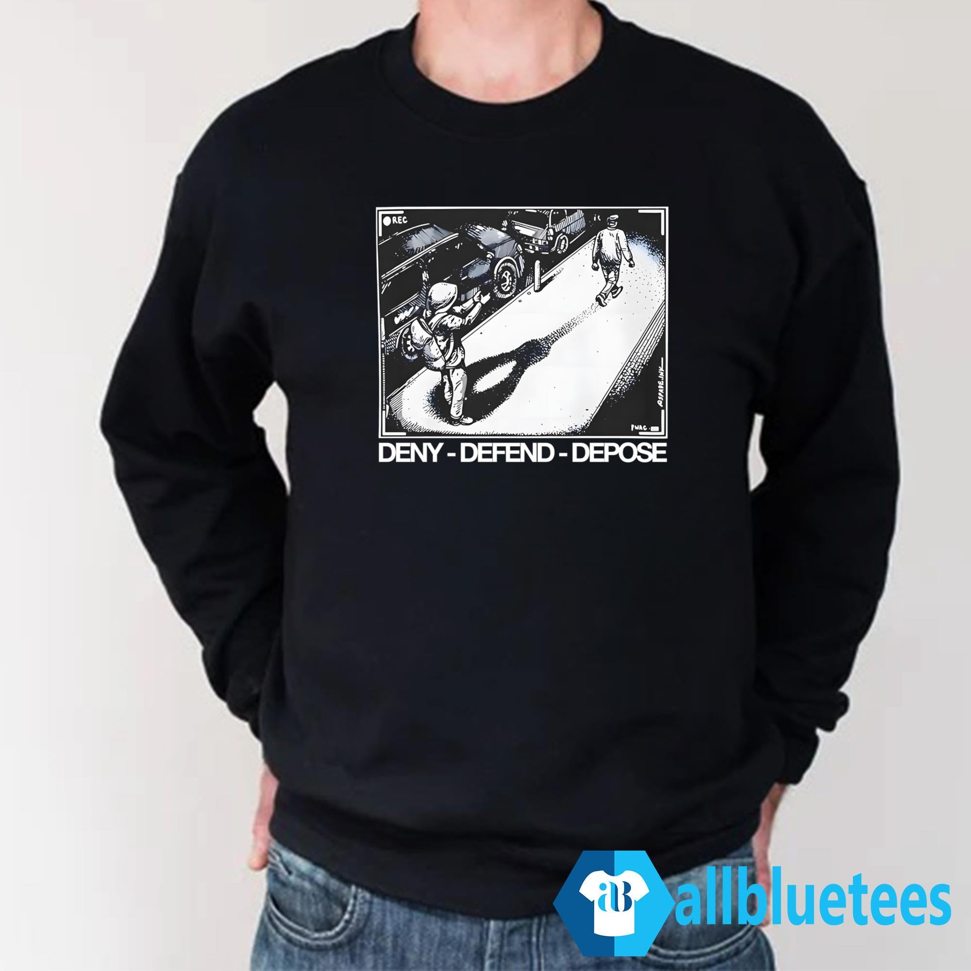 Assassination Print Deny Defend Depose Shirt