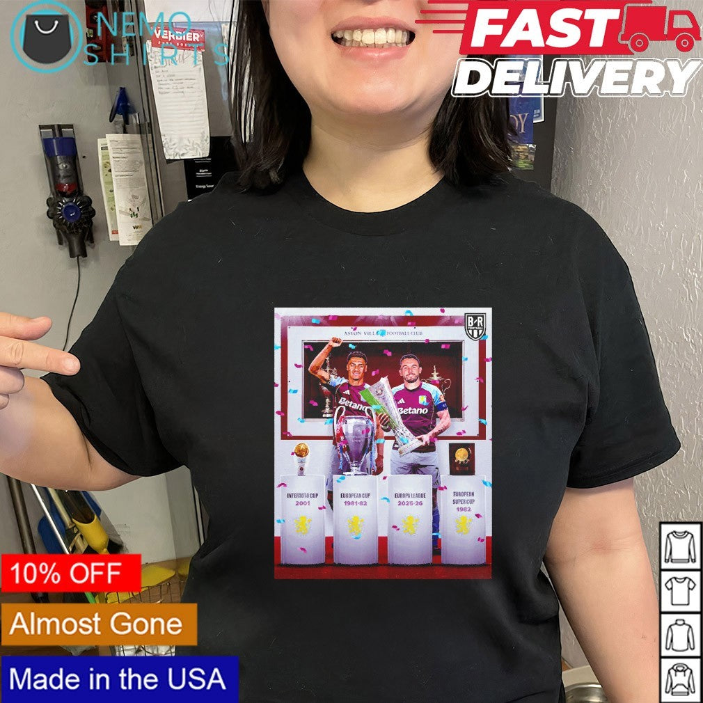 Aston Villa FC 2025 26 Europa League final shirt