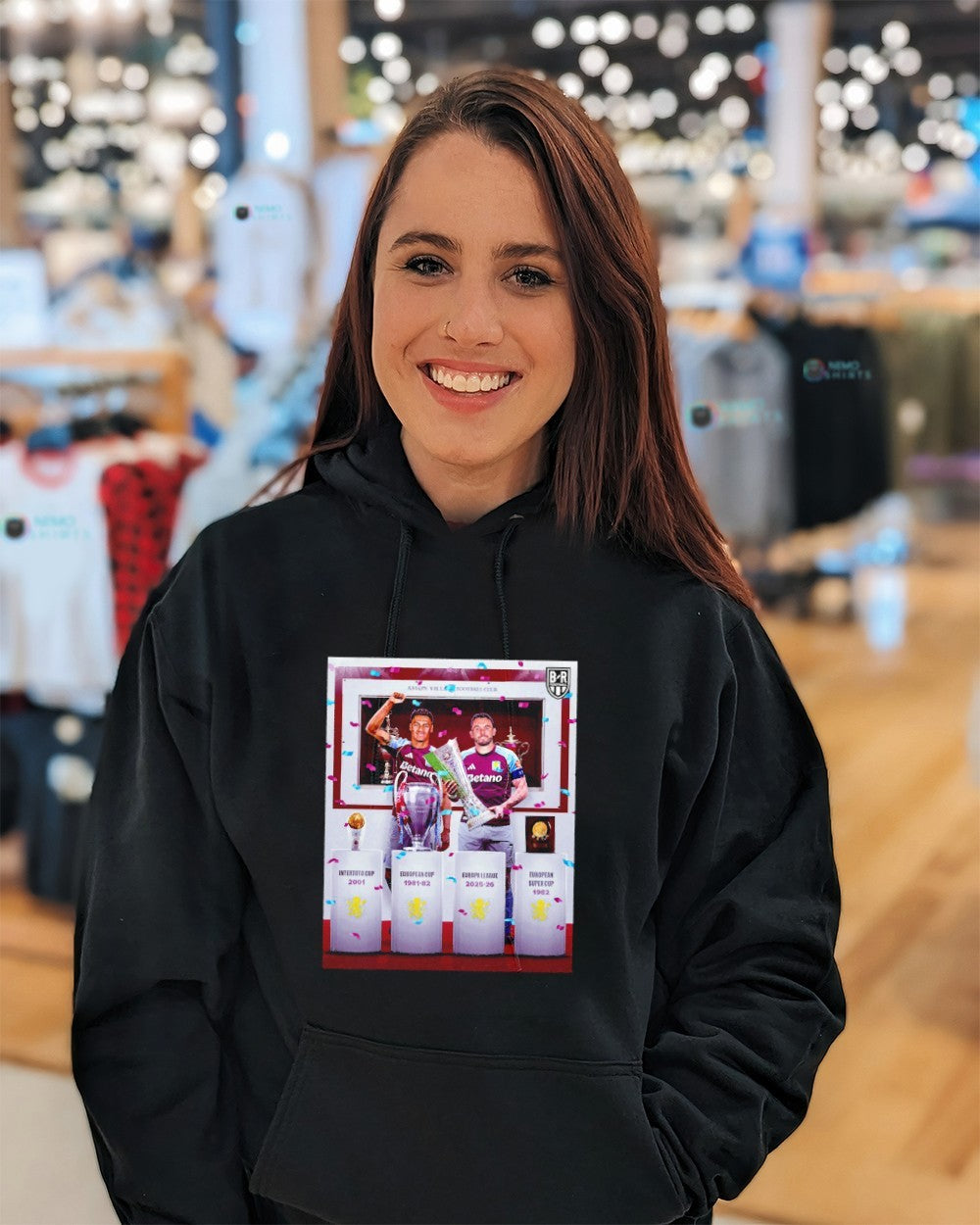 Aston Villa FC 2025 26 Europa League final shirt