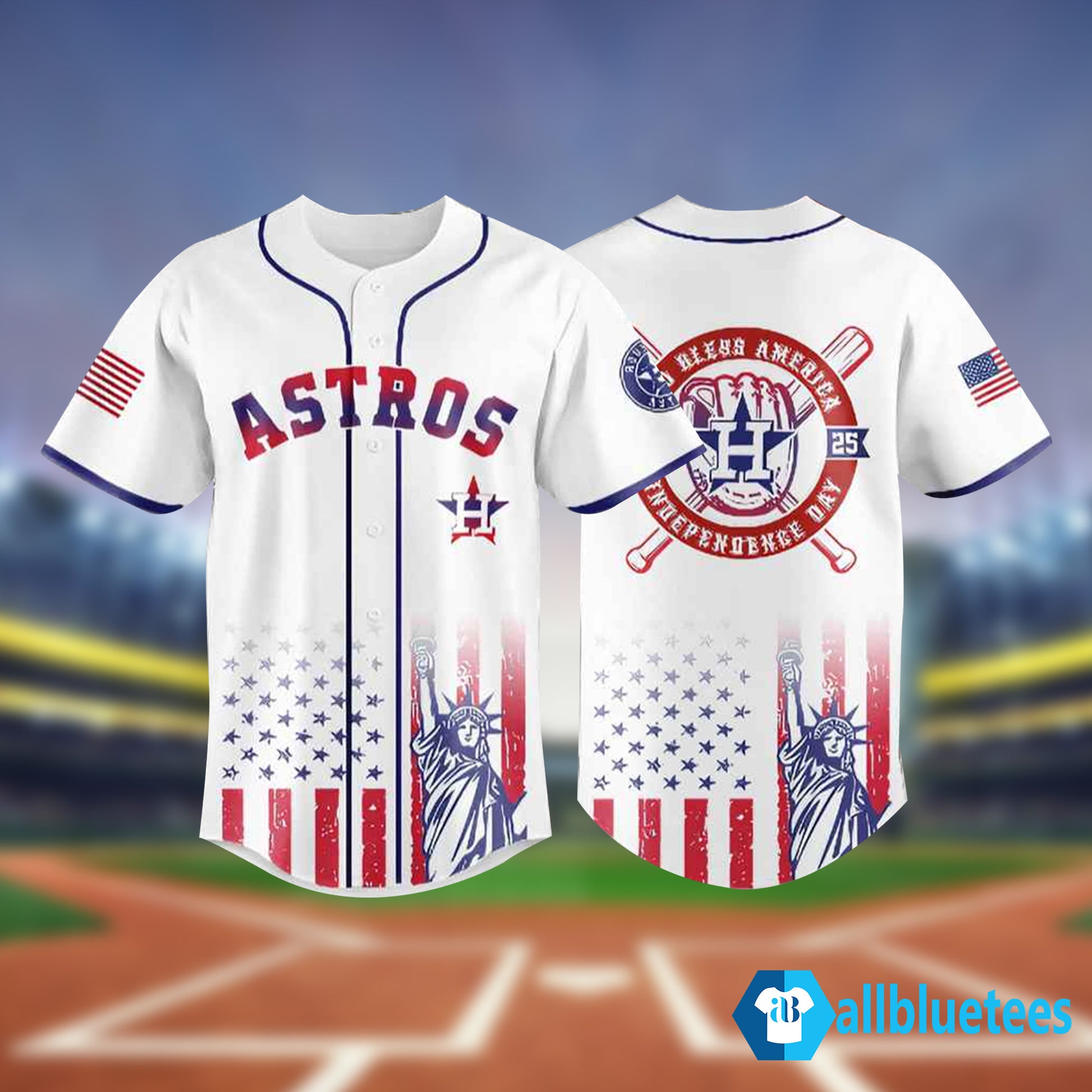 Astros God Bless America Independence Day Jersey 2025
