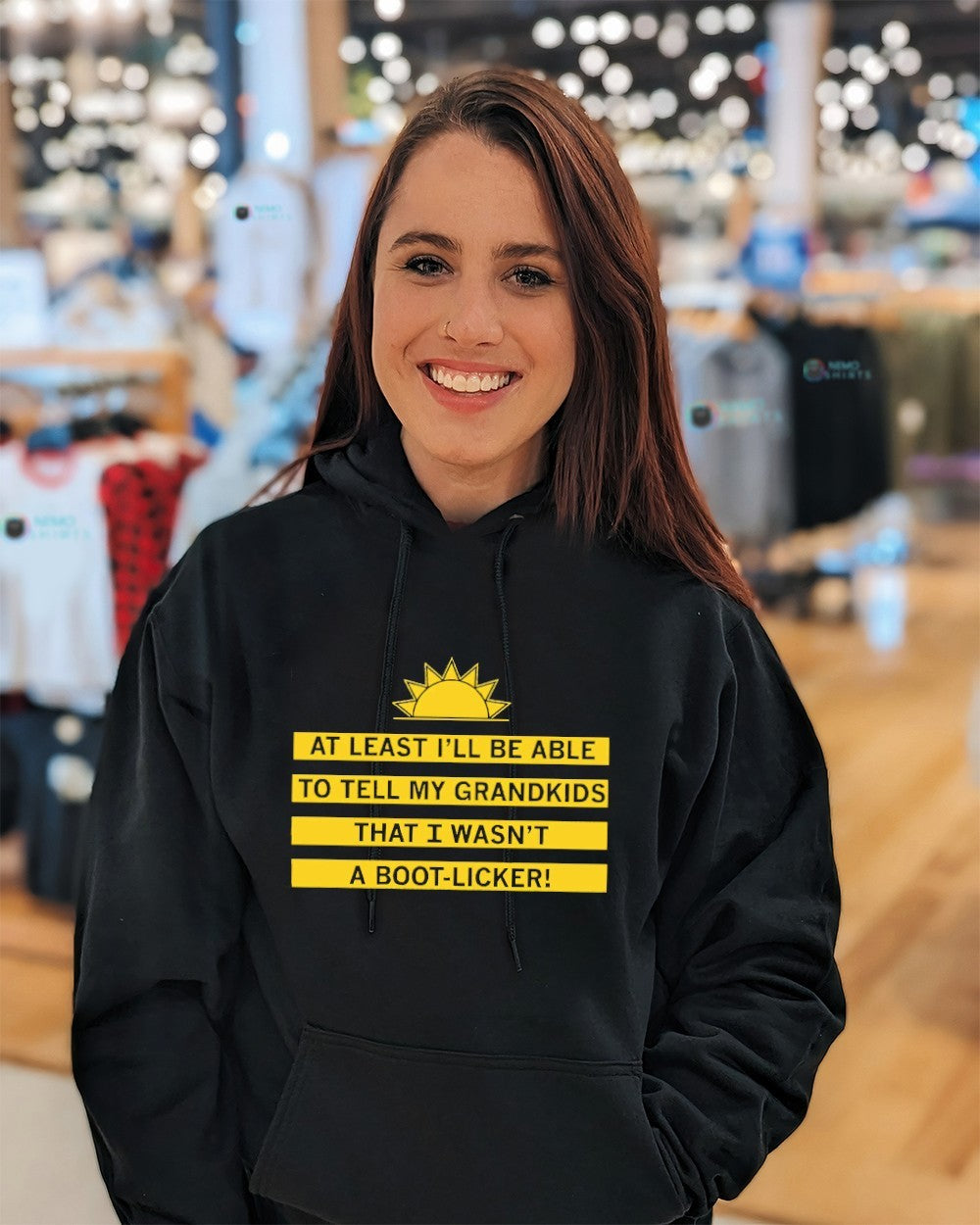 At least I’ll be able to tell my grandkids that I wasn’t a boot-licker shirt