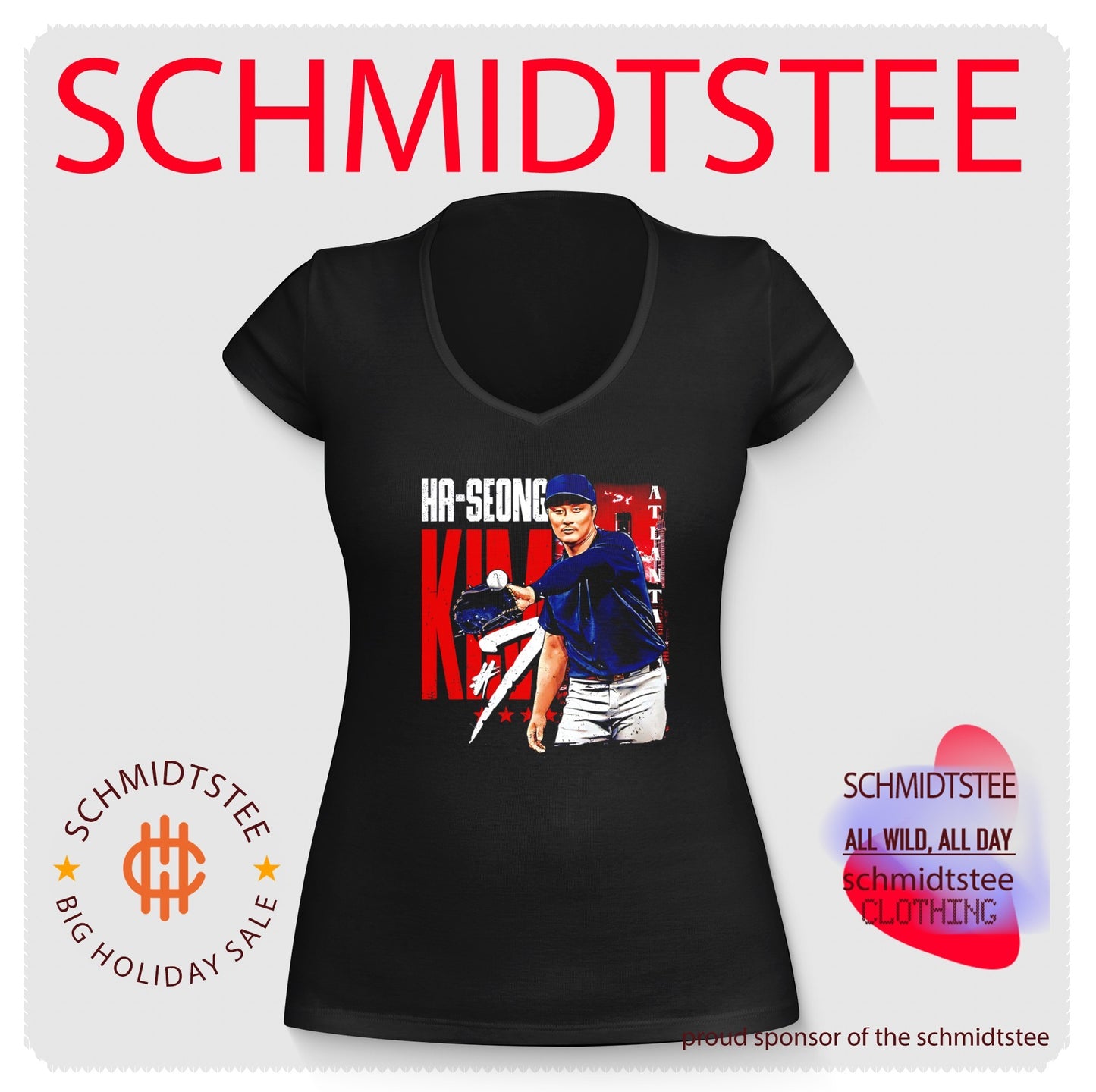 Atlanta Braves Ha Seong Kim illustration shirt