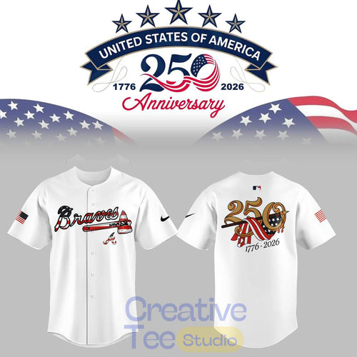 Atlanta Braves USA 250 Anniversary Special Jersey